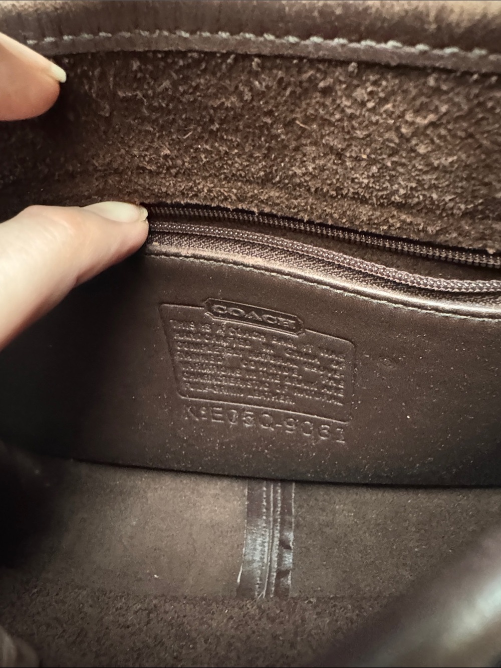 Vintage Coach Rambler's Legacy Bag (Style 9061) Mahogany Leather - Picture 10 of 16